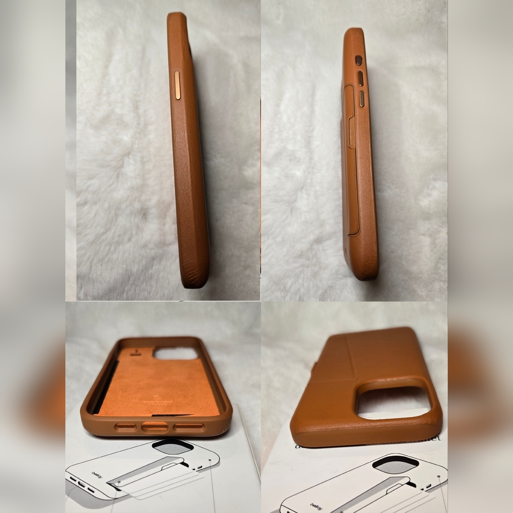 Bellroy Leather Case For iPhone 15 Pro Max (6.7") 3 Card Terracotta New In Box - Picture 13 of 16